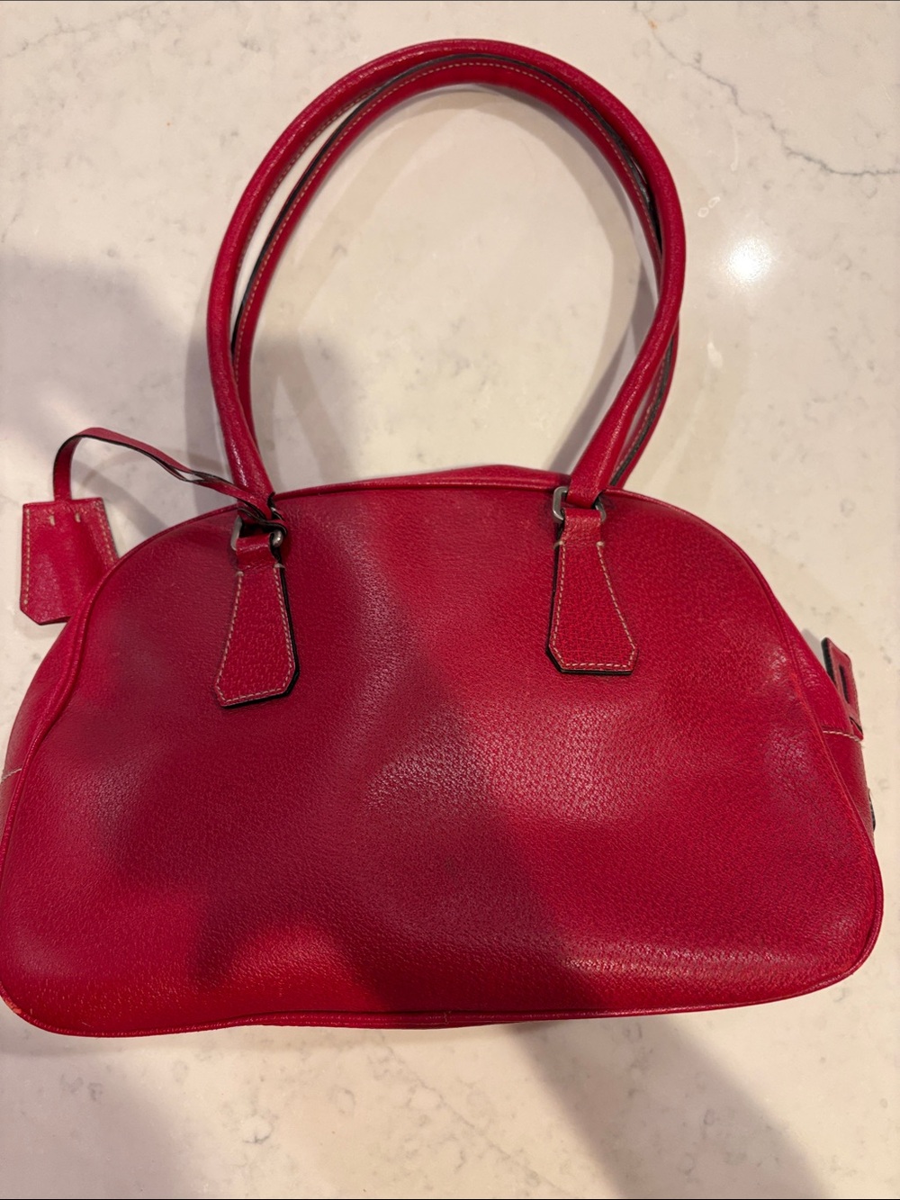 PRADA Red Leather bag